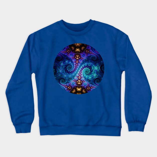 Frosty Swirls Crewneck Sweatshirt by ElviraDraat